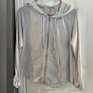 Calvin Klein Performance Light Gray Textured Hoodie